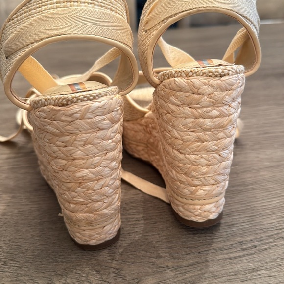 Sam Edelman VAUGHN ESPADRILLE WEDGE SANDAL size 7.5 - Picture 6 of 6